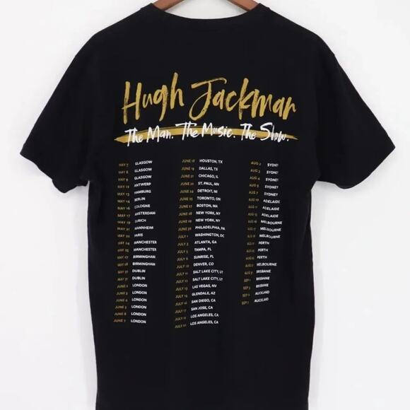 HUGH JACKMAN WORLD TOUR 2019 T-shirt, Size XXL - Picture 2 of 4